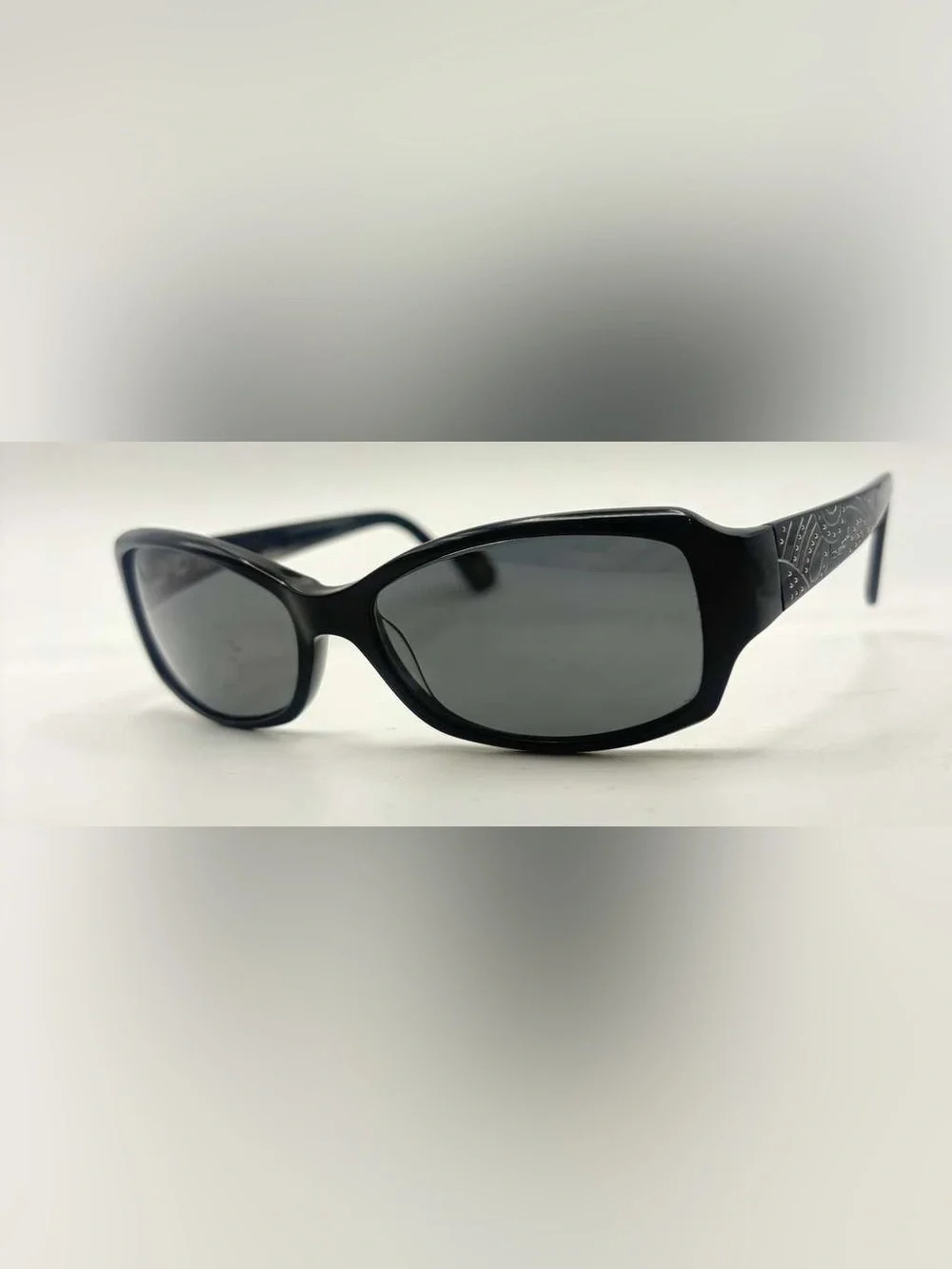 Bebe BB7049 Black Oval Sunglasses Frames Only
